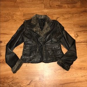 Leather jacket
